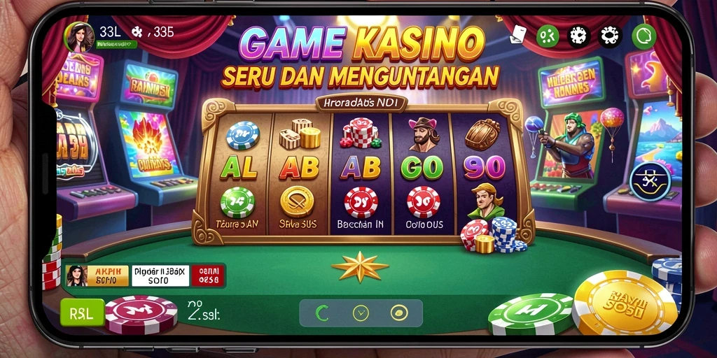 Screenshot utama 33L menunjukkan gameplay Kasino yang menarik dan seru.