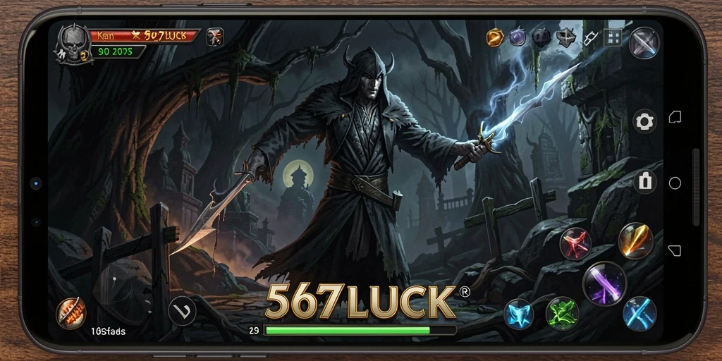 Screenshot gameplay menegangkan di dunia kegelapan 567LUCK.