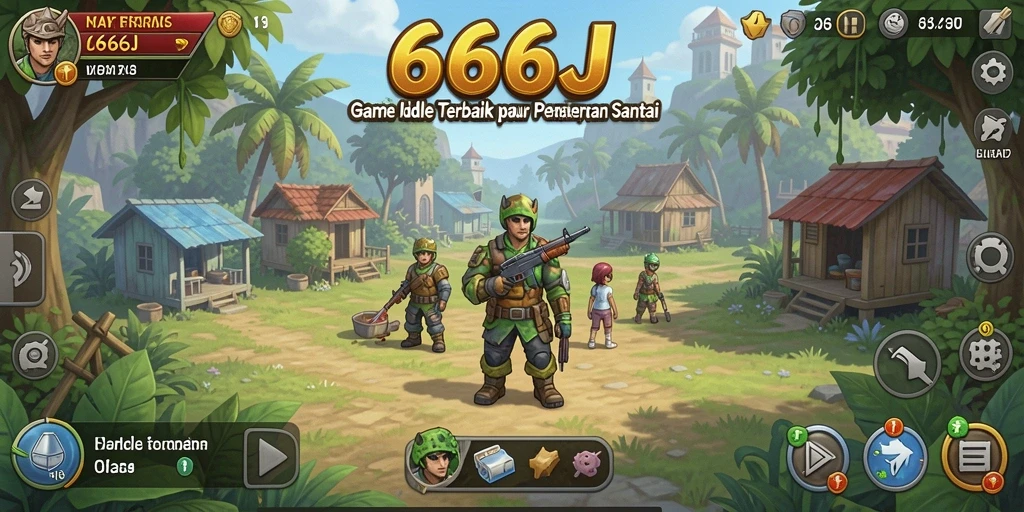 Screenshot gameplay <strong>666J</strong> yang menampilkan aksi Idle yang menarik.