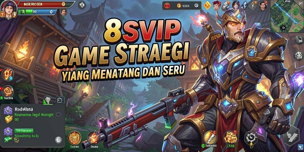 Tampilan gameplay <strong>8SVIP</strong> dengan aksi strategi yang mendebarkan.