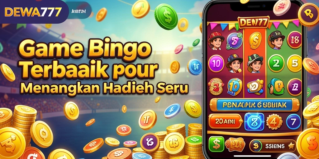 Screenshot utama DEWA777 menampilkan gameplay Bingo yang seru.