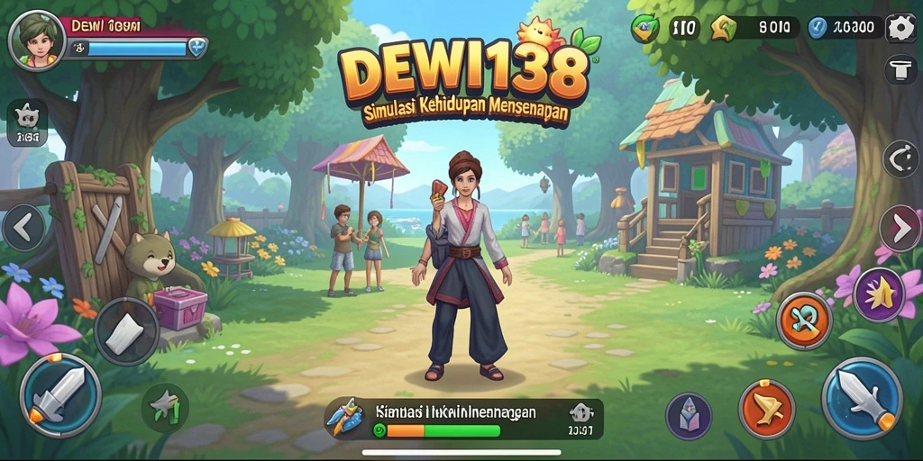 Beragam aktivitas menarik di DEWI138 dalam tampilan gameplay Simulation.