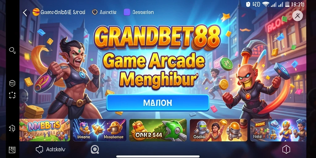Tampilan gameplay seru dari GRANDBET88 yang penuh tantangan.
