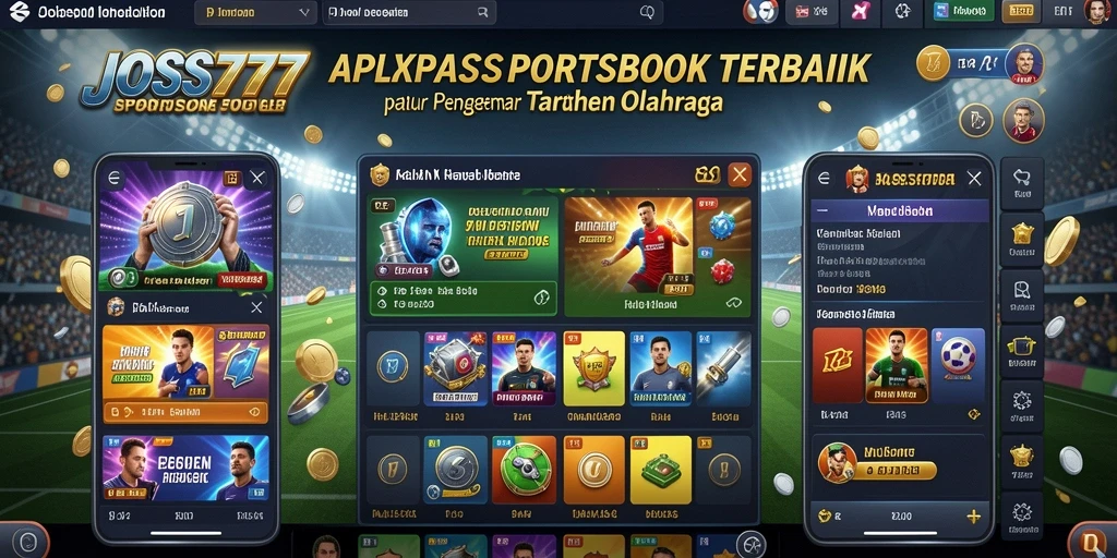 Tampilan gameplay seru dari JOSS777 dengan fitur sportsbook yang menarik.