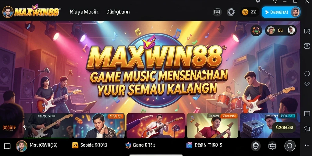 Tampilan gameplay dari MAXWIN88 yang seru dan interaktif.