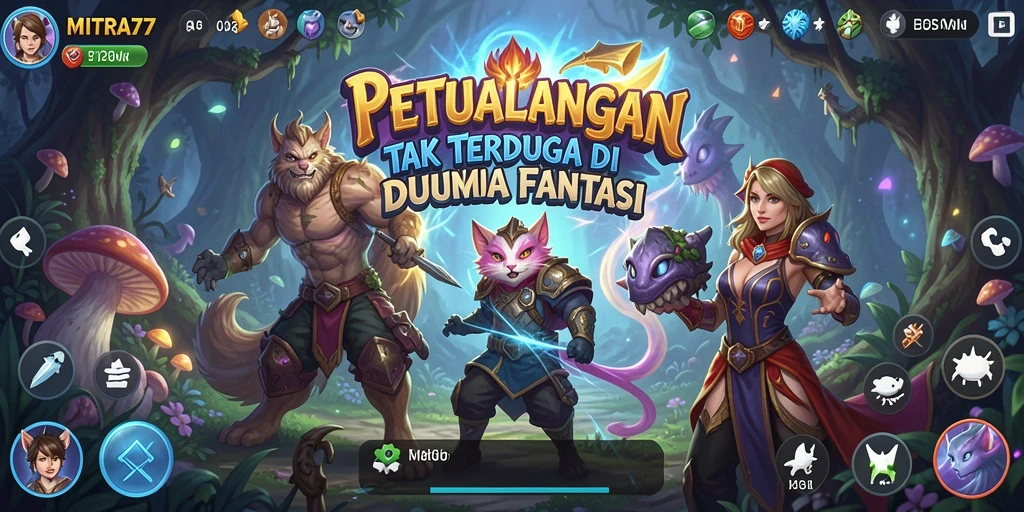 Tampilan menakjubkan dari gameplay petualangan MITRA77.