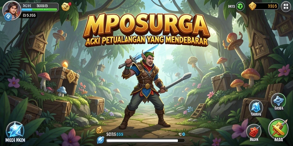 Tangkapan layar MPOSURGA menampilkan aksi seru dalam gameplay yang intens.