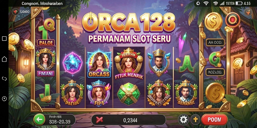 Gameplay seru dari permainan Slot ORCA128 yang menantang.