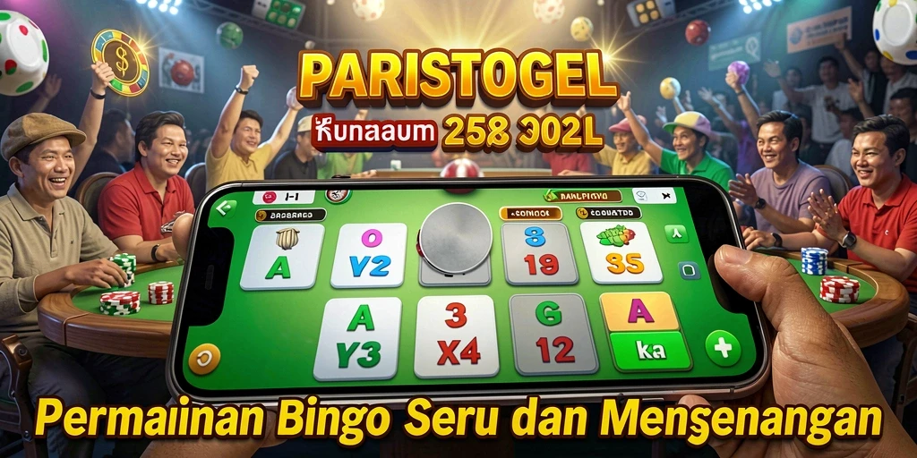 Tampilan gameplay seru dalam permainan Bingo PARISTOGEL.