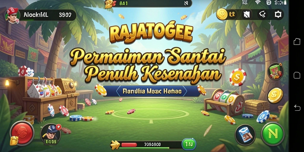 Menampilkan gameplay seru dan interaktif di RAJATOGEL.