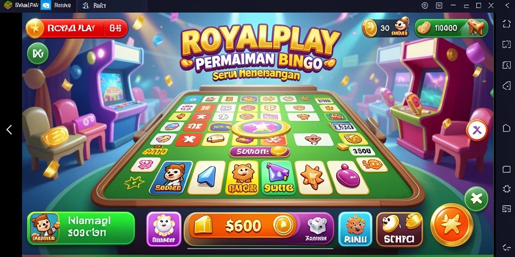Tampilan gameplay seru dari ROYALPLAY Bingo.