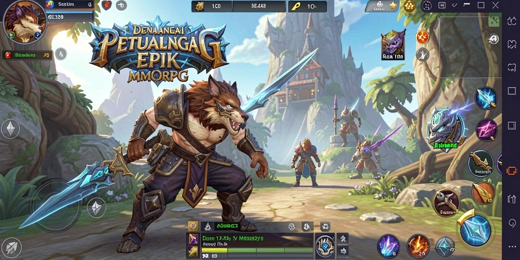 Gameplay menarik SE328 dalam dunia MMORPG yang menakjubkan.
