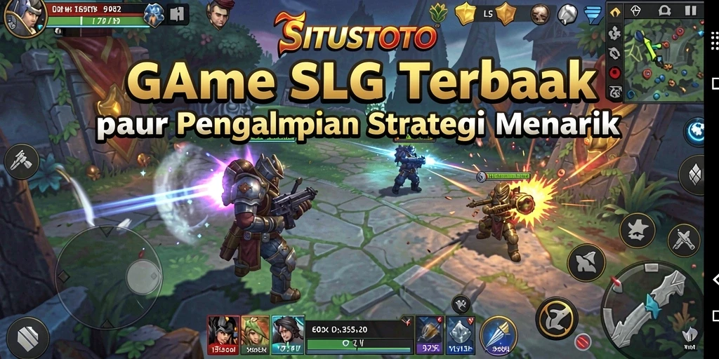 Tangkapan layar menunjukkan aksi pertempuran seru di SITUSTOTO.